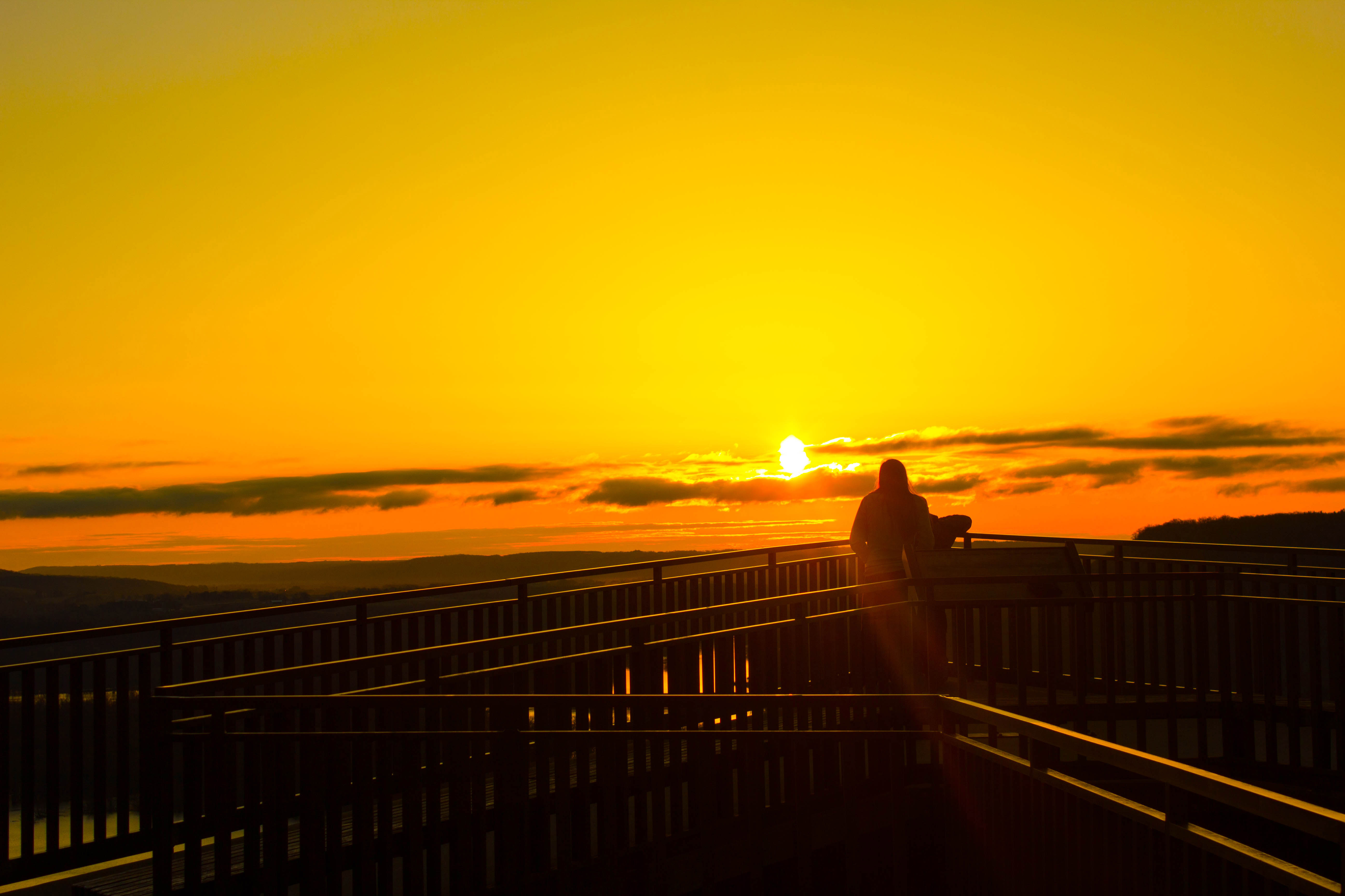 Sunrise at Pikes Peak State Park