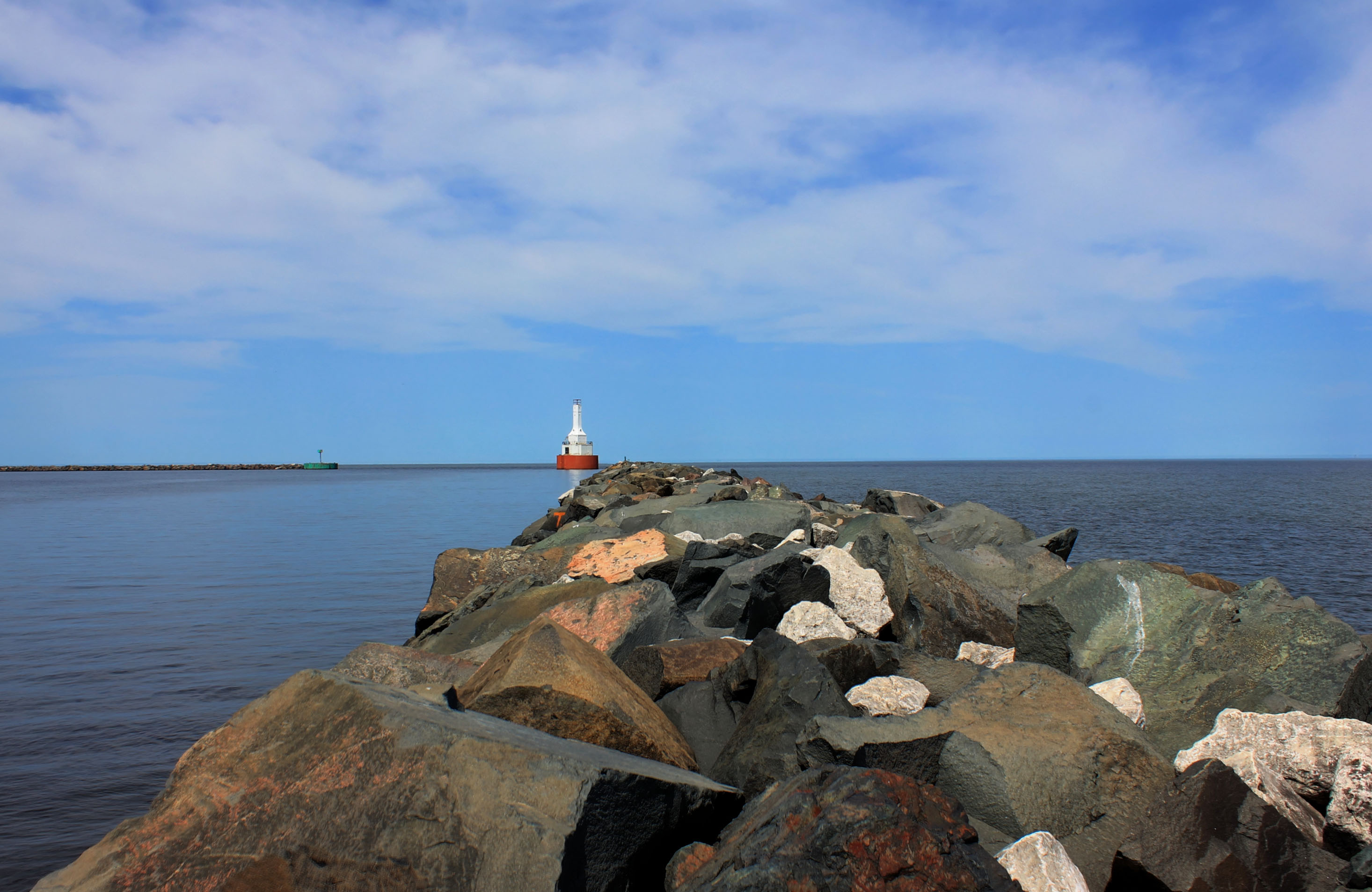 Lighthouse in the distance