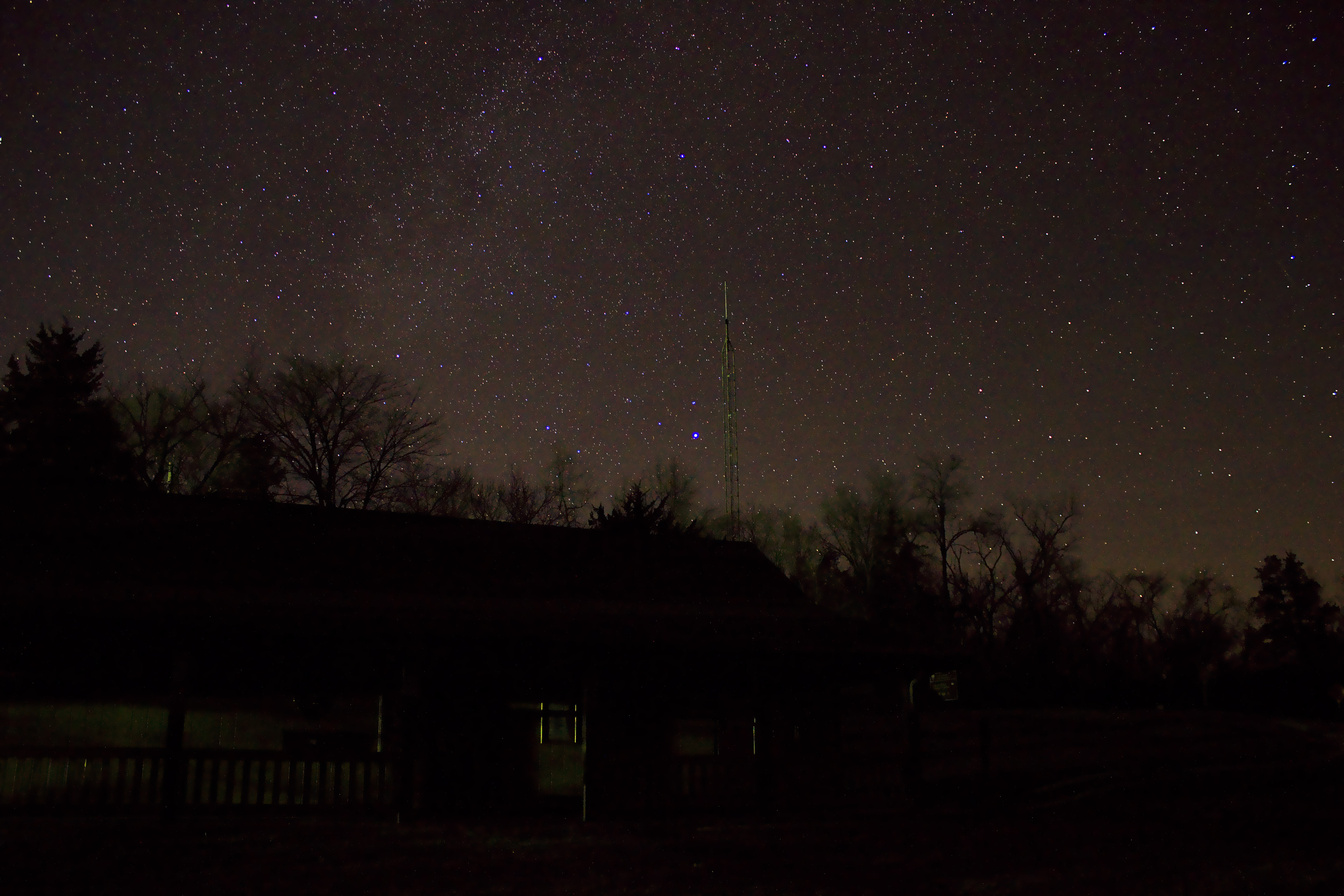 Stars above the Cabin