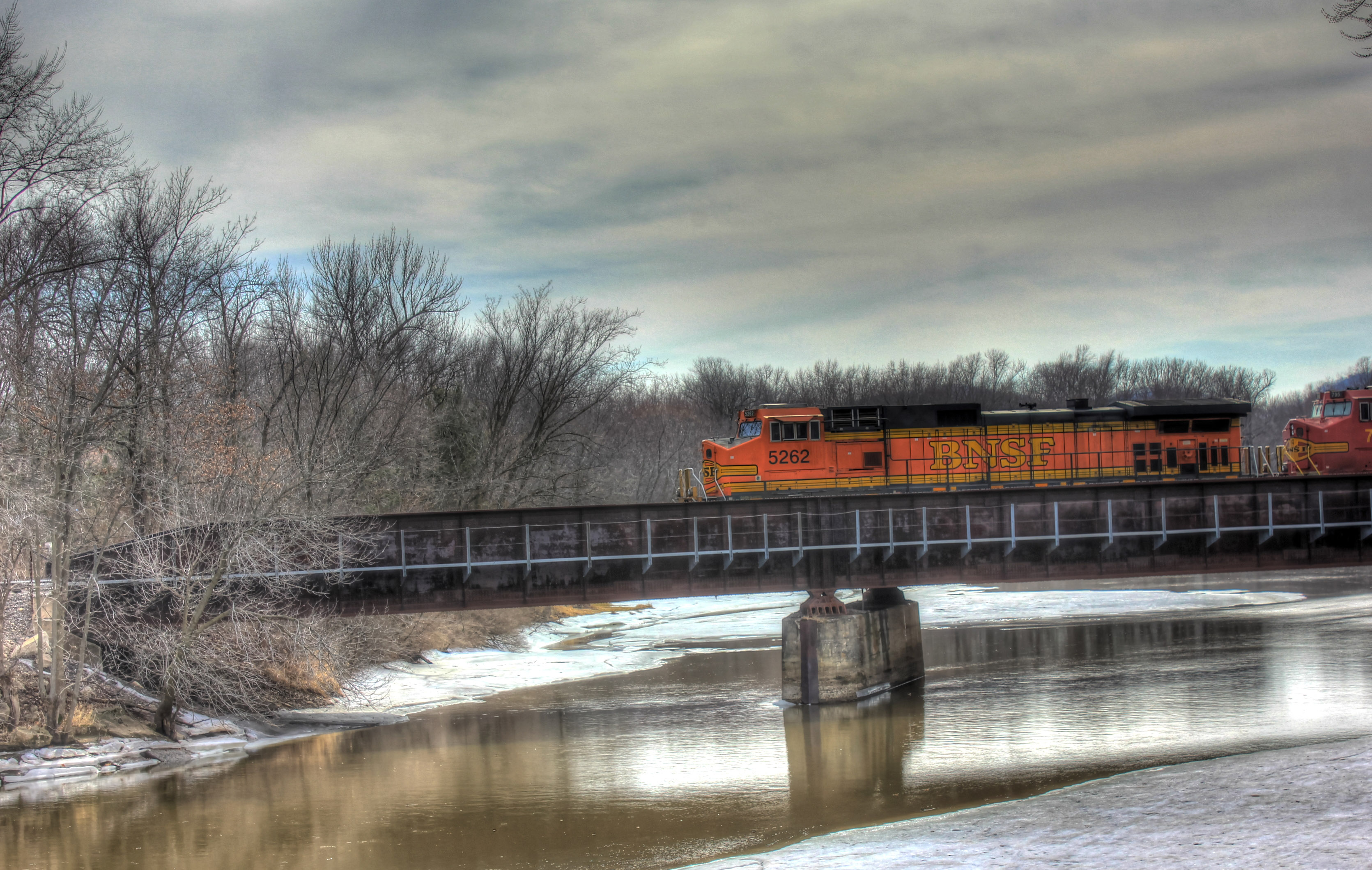 Railcar on the trail