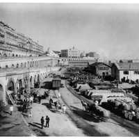 Algiers depot and station grounds of Algerian Railway in 1894