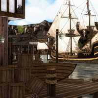 Pirate Town and Pirate Ship
