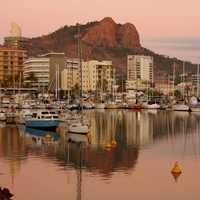 Looking at the landscape in Townsville, Queensland, Australia