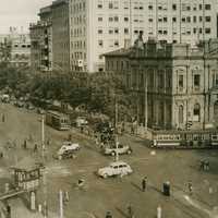 1938 View of Streets of Adelaide, Southern Australia