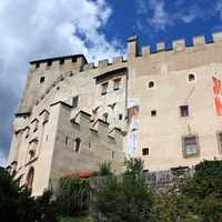 Bruck Castle with medieval walls in Lienz, Austria