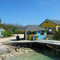 Houses and Gas station in the Bahamas