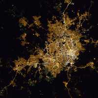 ISS Satellite Image View of Belo Horizonte in Brazil