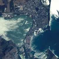 Burgas as seen from space