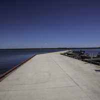 Long Boat Dock out into Lake Winnipeg