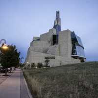 View of the Human Rights Museum in Winnipeg