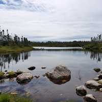 Little Pond landscape in Gros Morne National Park