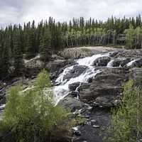 Fuller View of Cameron Falls on the Ingraham Trail
