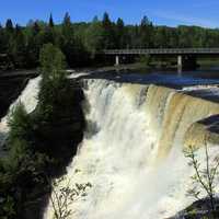 Falls from the other side at Kakabeka Falls, Ontario, Canada
