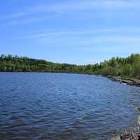 Bay of Superior at Pigeon River Provincial Park, Ontario, Canada