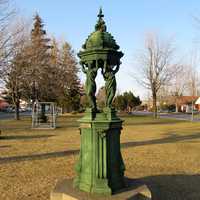 Wallace fountain at Isabelle park in Quebec, Canada