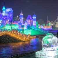 Ice Sculpture City in Harbin