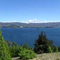 Tota Lake landscape in Colombia