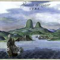 Port of Havana in 1639 in Cuba