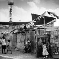 Slum Dwellings in Havana, Cuba in 1954