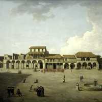 The Piazza in Havana, Cuba, in 1762