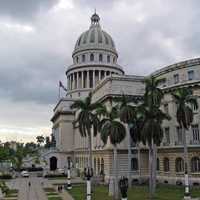 View of the Capital building in Havana, Cuba