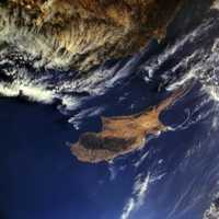 Satellite Image of Cyprus