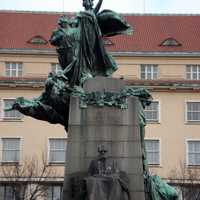 Monument to František Palacký in Prague, Czech Republic