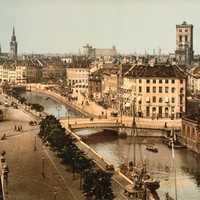 Looking at Downtown Copenhagen 1900