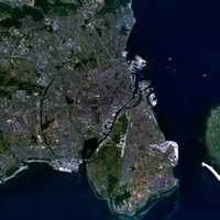 Satellite Image of Copenhagen