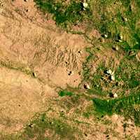 Space Image of the border between Haiti and the Dominican Republic