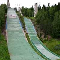 Jyväskylä ski jump in Finland