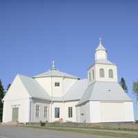 Myrskylä Church white building in Finland