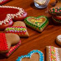 Colorful Heart Shaped Cookies