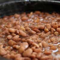 Cooked Beans in pot