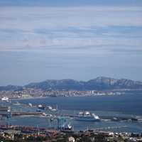 Landscape of the Port of Marseille, France