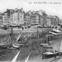 Southampton Quay in the 1920s in France