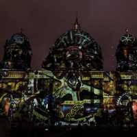Berlin Cathedral During the Festival of lights