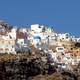 Town on the Hill in Santorini, Greece