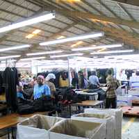 Inside the Factory at Port-Au-Prince, Haiti