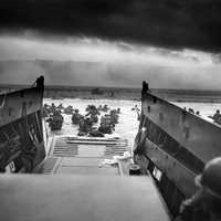 Landing Craft delivering Troops to Omaha Beach during D-Day, World War II