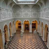 Inner Hall of the Museum of Fine Art, Budapest, Hungary