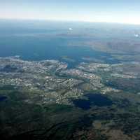 Aerial View of Reykjavik
