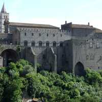 The Palace of the Popes in Viterbo, Italy