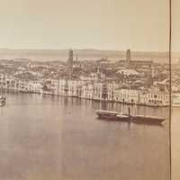 Panoramic of Venice in 1870