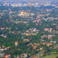 Aerial View of Nairobi Cityscape in Kenya