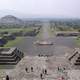 Avenue of the Dead and the Pyramid of the Sun in Teotihuacan