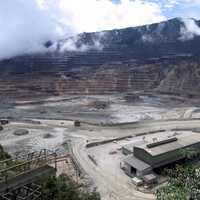 Ok Tedi Mine in southwestern Papua New Guinea