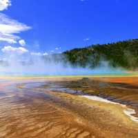 Geyser Landscape and scenery