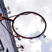 Basketball Hoop Without a Net