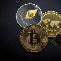 Bitcoin, Ethereum and world coin